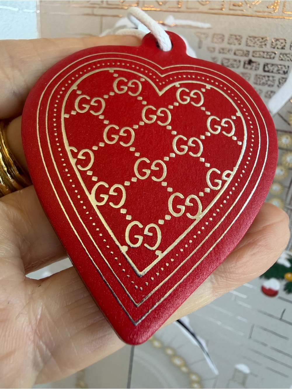 Gucci advent  calendar with ornaments